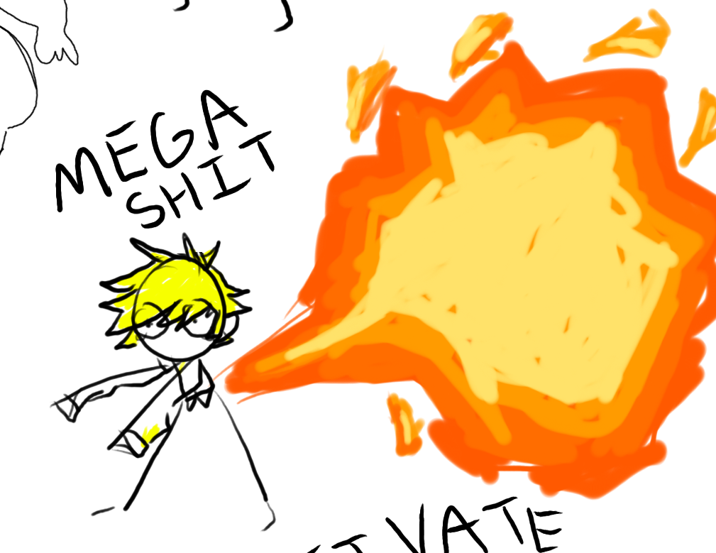 Drawpile drawing of Maakun from the vocaloid producer John